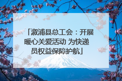 溆浦县总工会：开展暖心关爱活动 为快递员权益保障护航