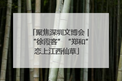 聚焦深圳文博会｜“徐霞客”“郑和”恋上江西仙草