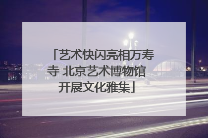艺术快闪亮相万寿寺 北京艺术博物馆开展文化雅集