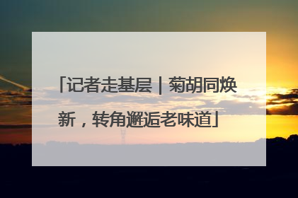 记者走基层｜菊胡同焕新，转角邂逅老味道