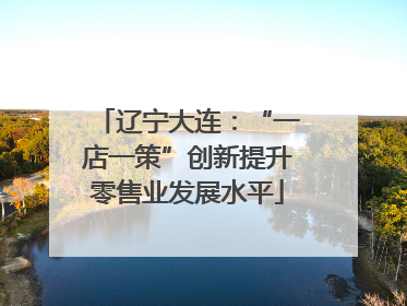 辽宁大连：“一店一策”创新提升零售业发展水平