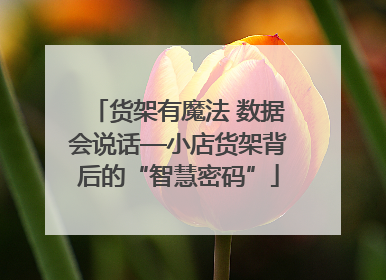 货架有魔法 数据会说话—小店货架背后的“智慧密码”