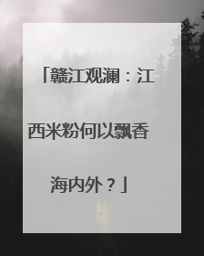赣江观澜：江西米粉何以飘香海内外？
