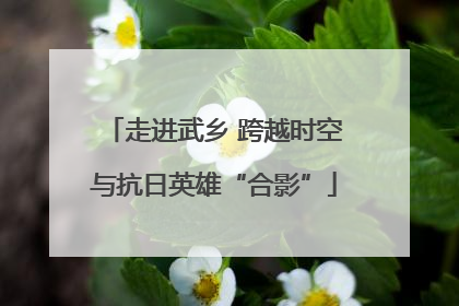 走进武乡 跨越时空与抗日英雄“合影”
