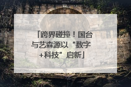 跨界碰撞！国台与艺森源以“数字+科技”启新