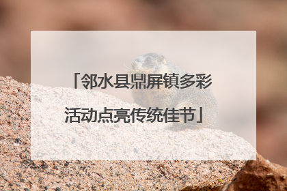 邻水县鼎屏镇多彩活动点亮传统佳节