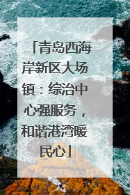 青岛西海岸新区大场镇：综治中心强服务，和谐港湾暖民心