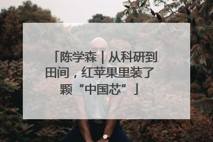 陈学森｜从科研到田间，红苹果里装了颗“中国芯”