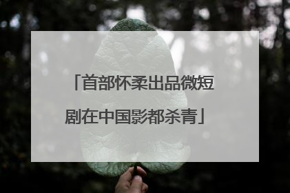 首部怀柔出品微短剧在中国影都杀青