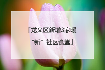 龙文区新增3家暖“新”社区食堂