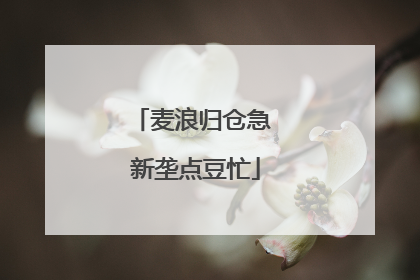 麦浪归仓急 新垄点豆忙