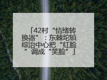 42村“情绪转换器”：东棘坨镇综治中心把“红脸”调成“笑脸”